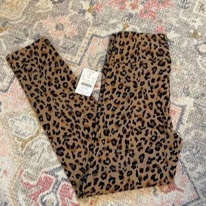 J crew animal print leggings